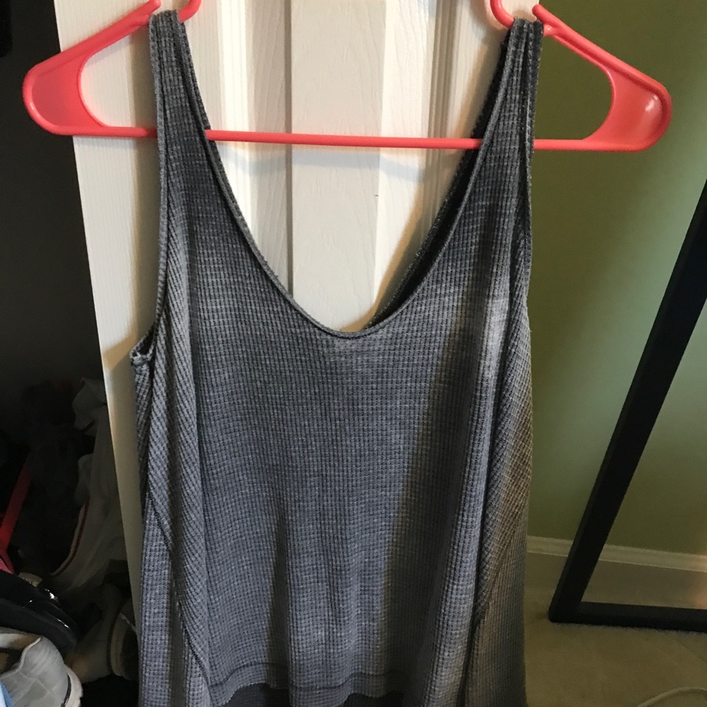 Free people gray tank top